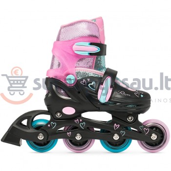 Reguliuojami vaikiški riedučiai Raven Loret Glitter LED, 34–37 Reguliuojami vaikiški riedučiai Raven Loret Glitter LED, 34–37